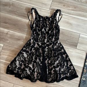 Way-In Clothing Co. Blush and Black Dress